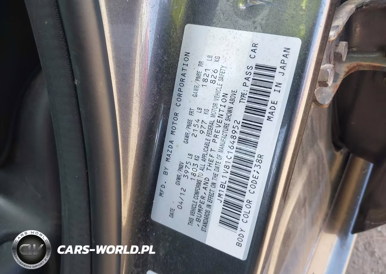 2012 Mazda Mazda3 I Touring VIN:JM1BL1V81C1648952 - 9