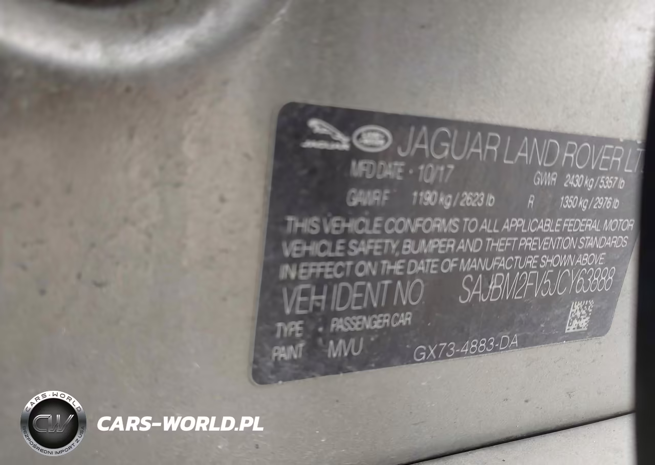 2018 Jaguar Xf S VIN:SAJBM2FV5JCY63888 - 9