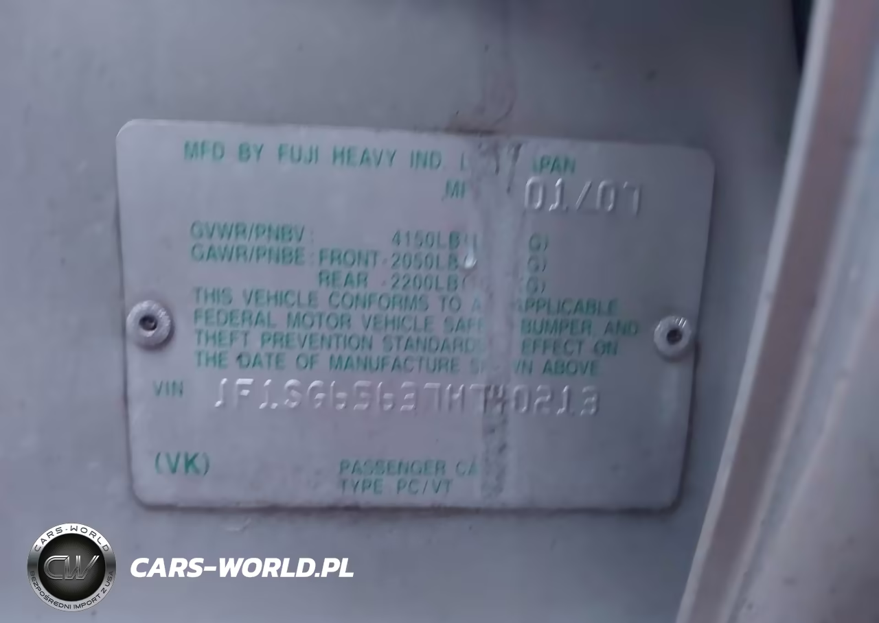 2007 Subaru Forester 2.5X VIN:JF1SG65637H740213 - 9
