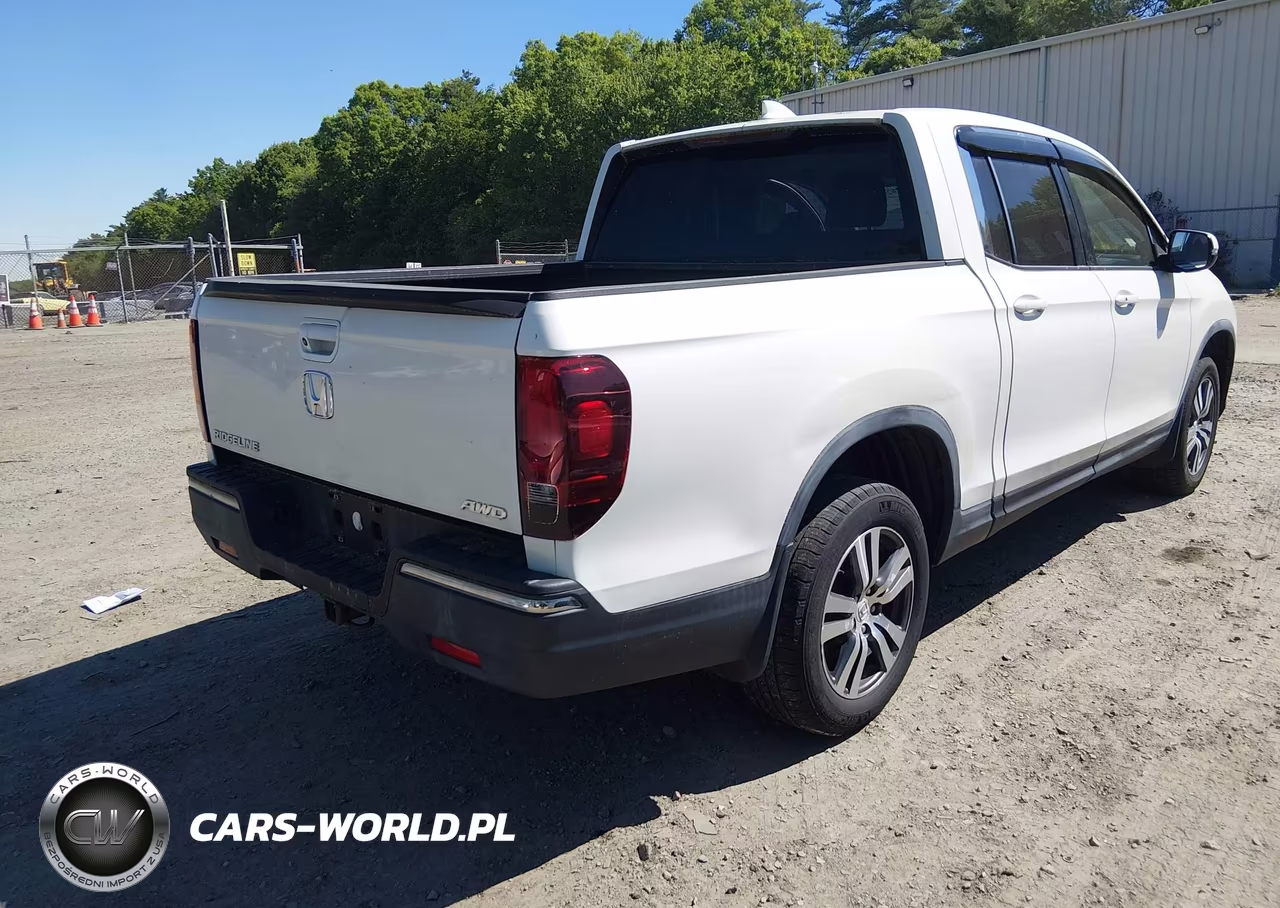 2017 Honda Ridgeline Rts VIN:5FPYK3F40HB030693 - 4