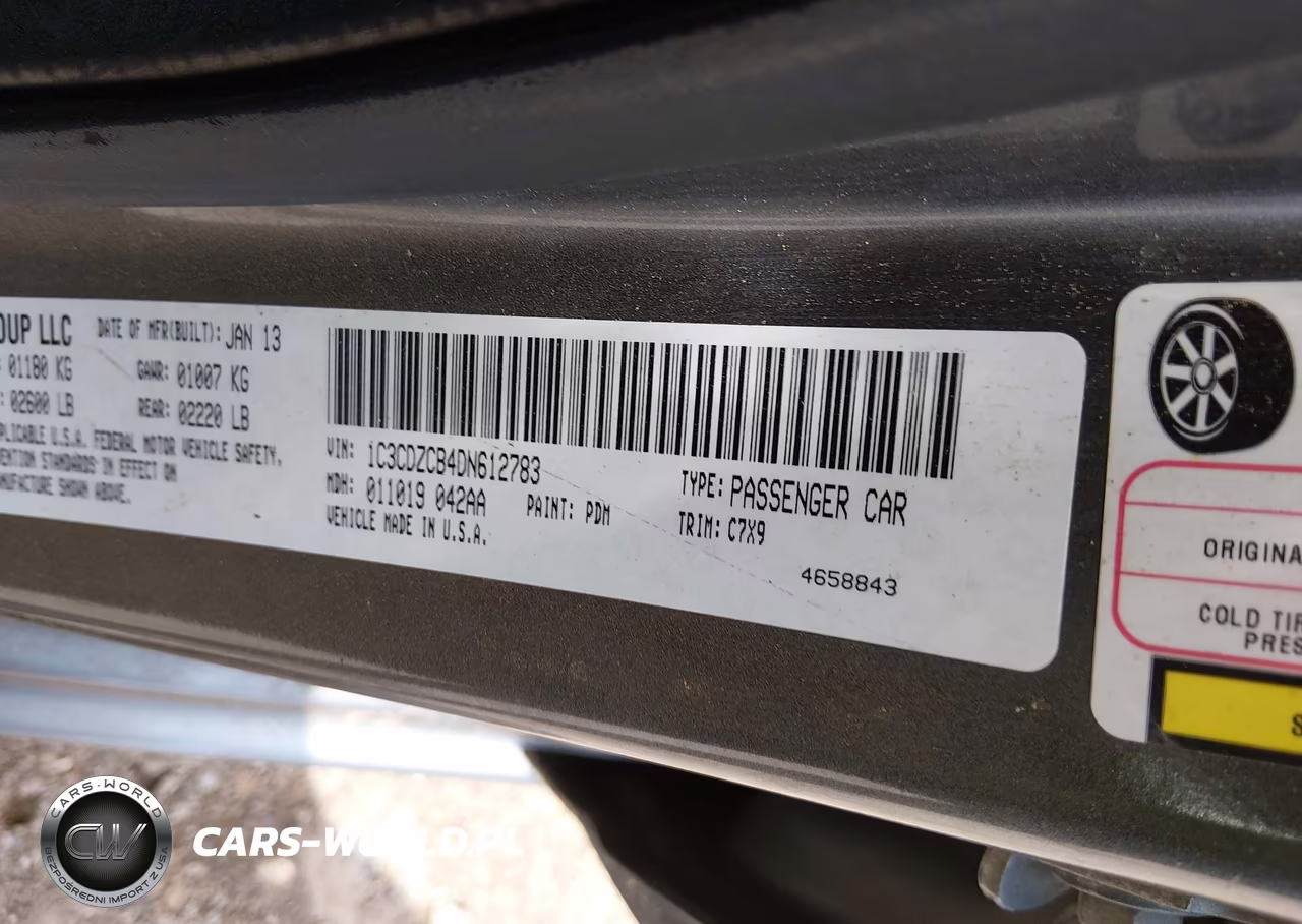 2013 Dodge Avenger Sxt VIN:1C3CDZCB4DN612783 - 9