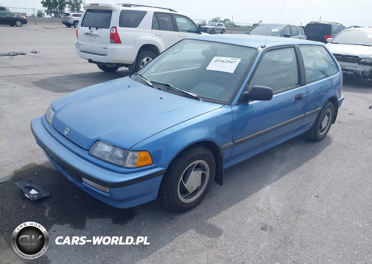 1991 Honda Civic Dx VIN:2HGED6352MH537332 - 2