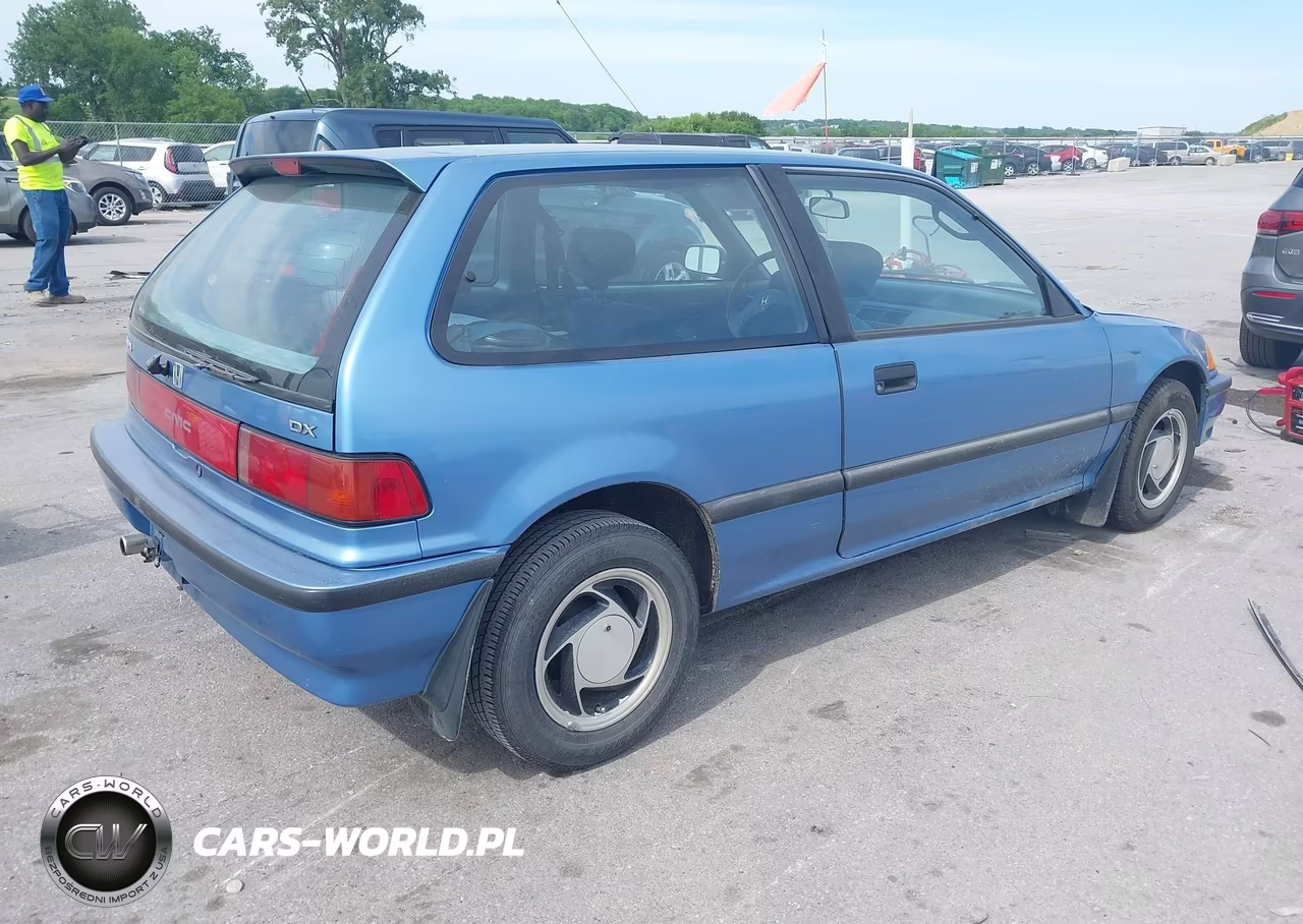 1991 Honda Civic Dx VIN:2HGED6352MH537332 - 4