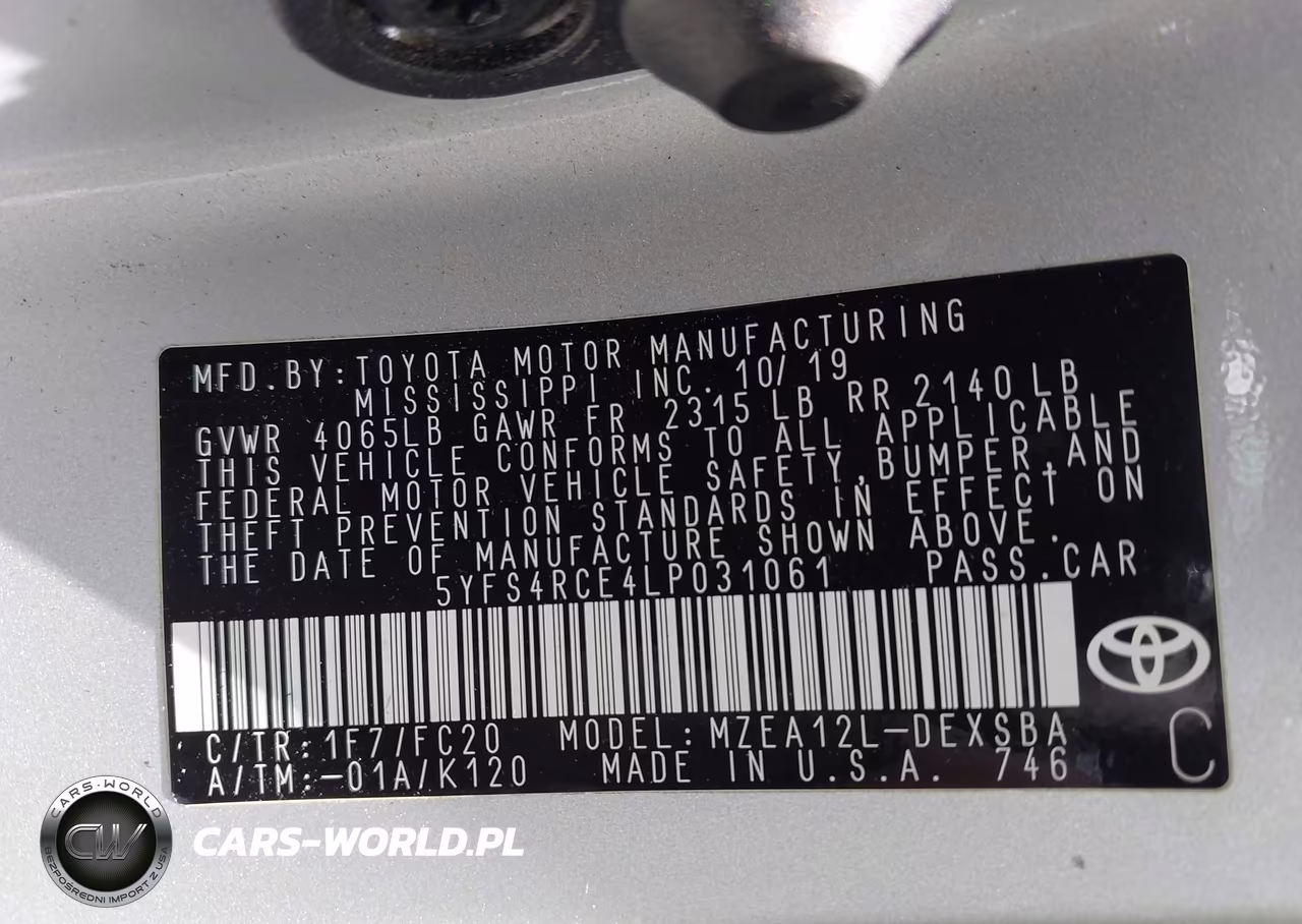 2020 Toyota Corolla Se VIN:5YFS4RCE4LP031061 - 9