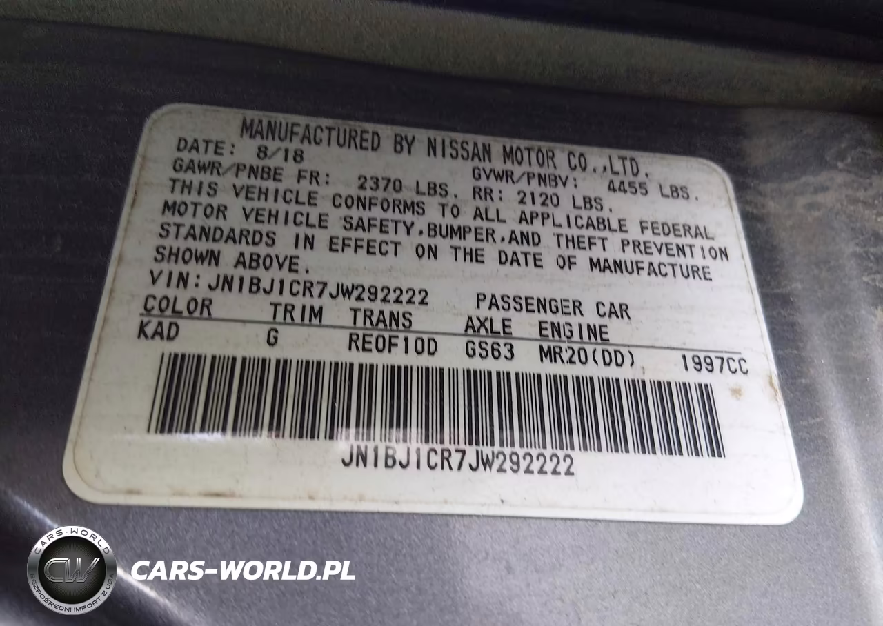 2018 Nissan Rogue Sport Sl VIN:JN1BJ1CR7JW292222 - 9