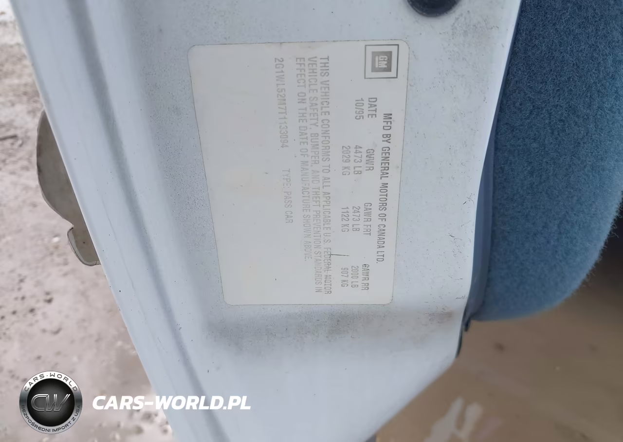 1996 Chevrolet Lumina VIN:2G1WL52M7T1133094 - 9