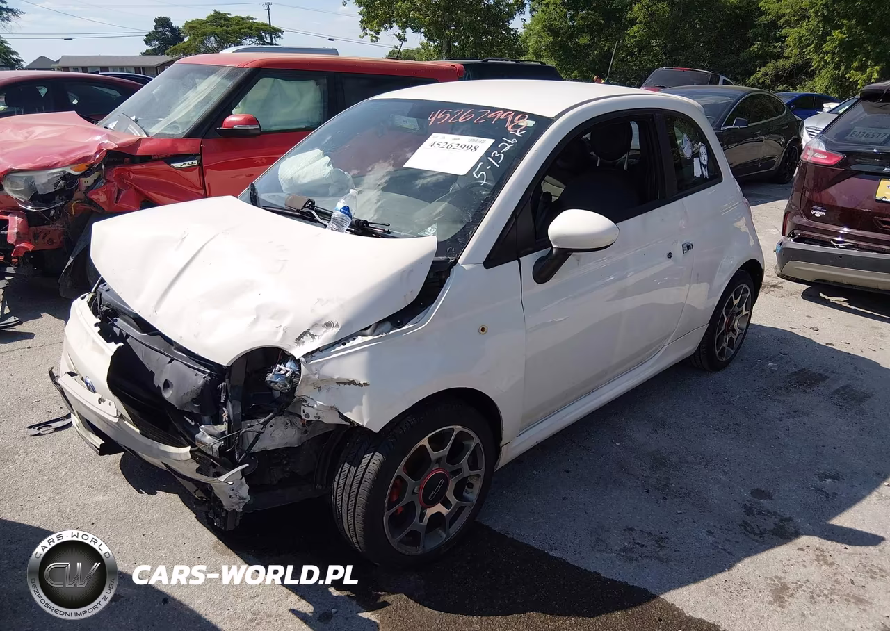 2012 Fiat 500 Sport VIN:3C3CFFBR4CT358028 - 2