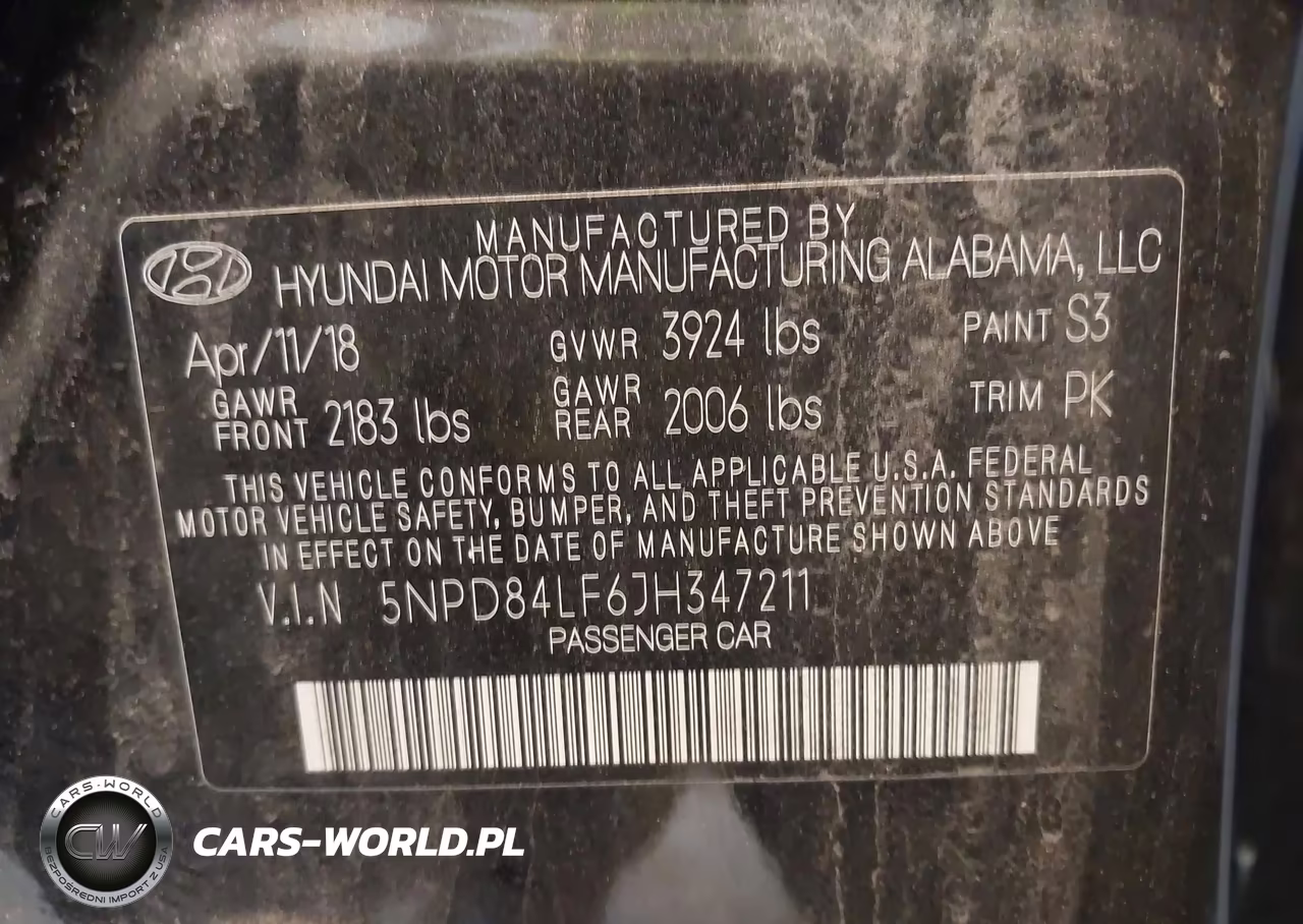 2018 Hyundai Elantra Sel VIN:5NPD84LF6JH347211 - 9