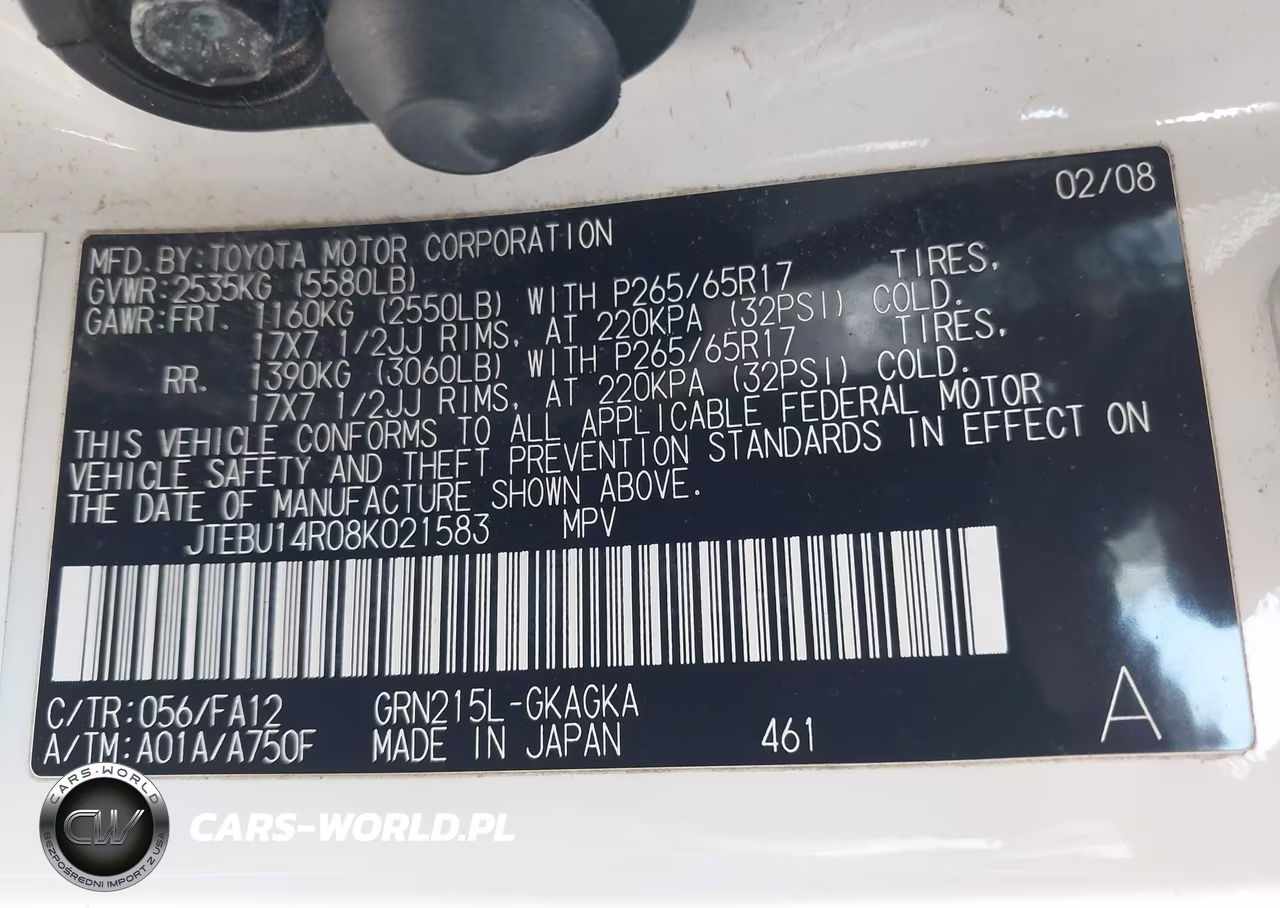 2008 Toyota 4Runner Sr5 V6 VIN:JTEBU14R08K021583 - 9