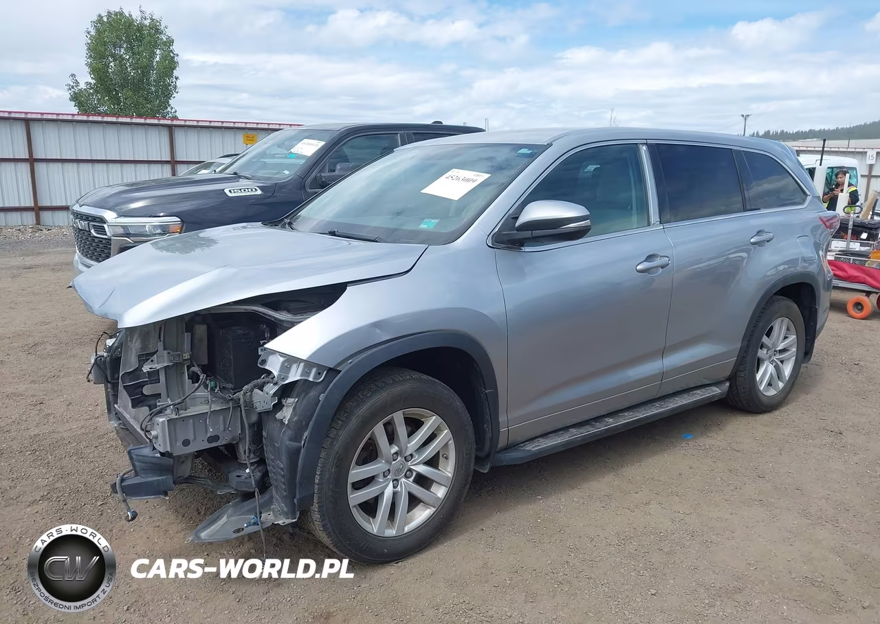 2014 Toyota Highlander Le V6 VIN:5TDBKRFH8ES009814 - 2