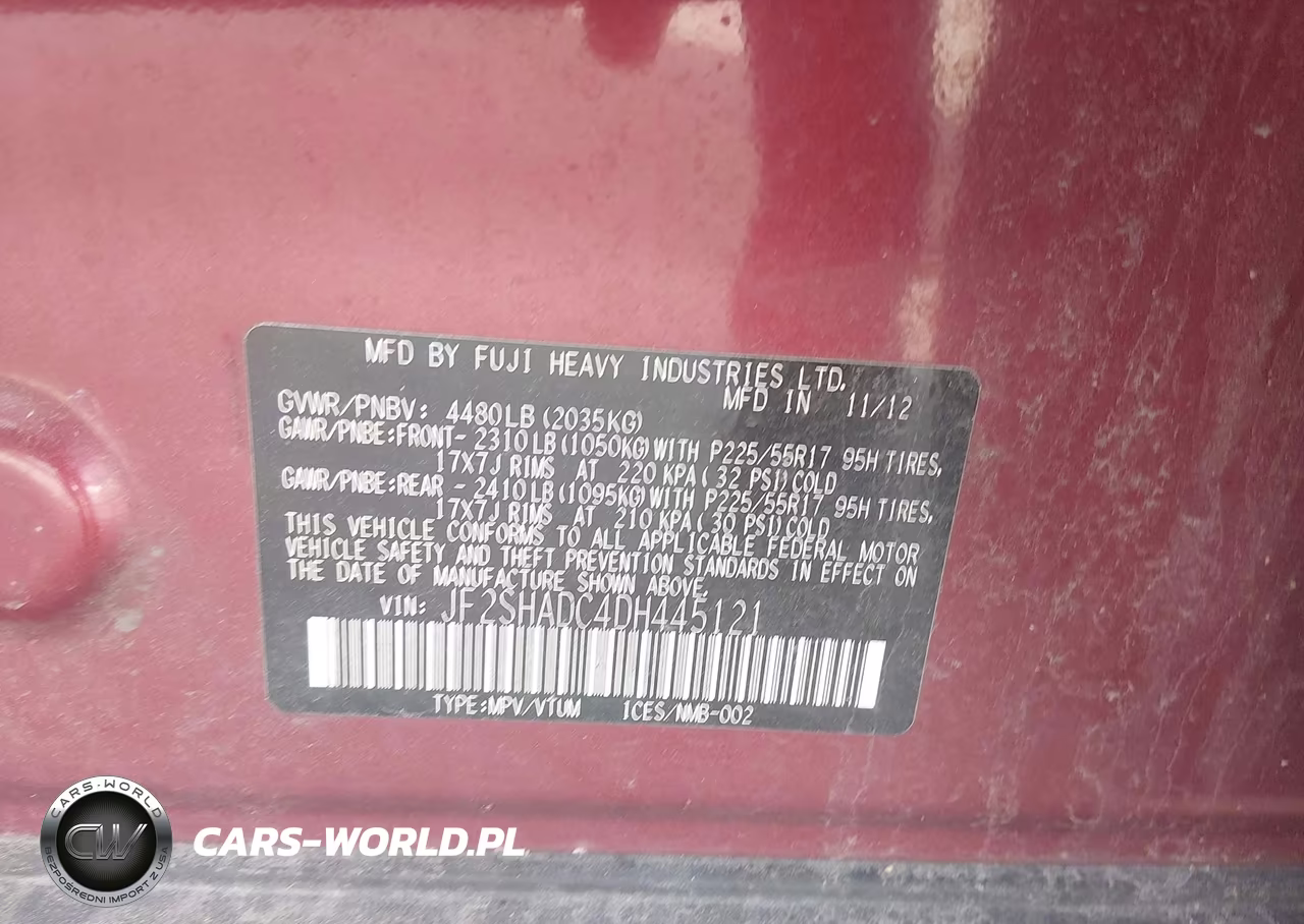 2013 Subaru Forester 2.5X Premium VIN:JF2SHADC4DH445121 - 9