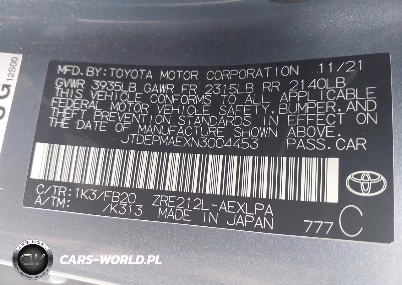 2022 Toyota Corolla Le VIN:JTDEPMAEXN3004453 - 9