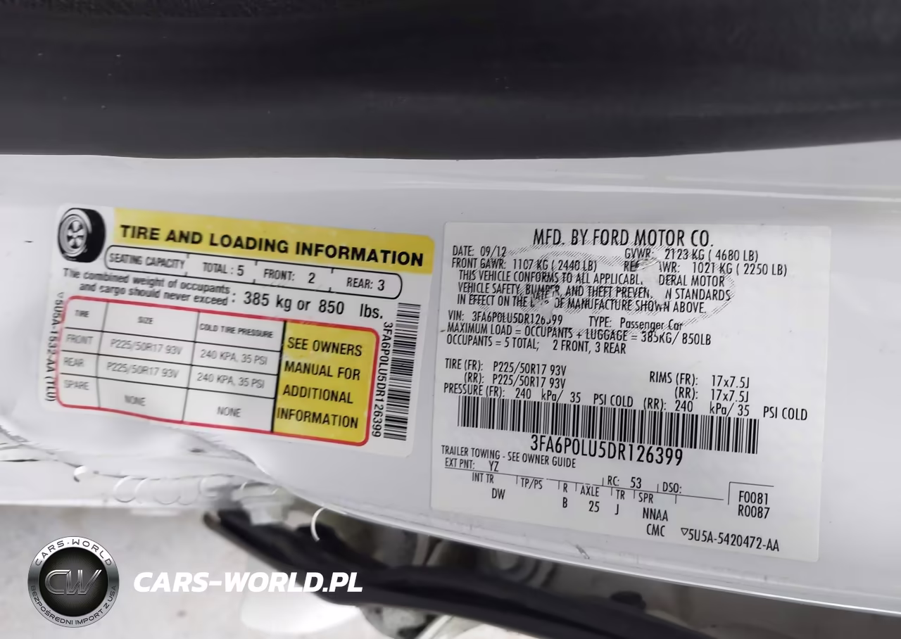 2013 Ford Fusion Hybrid Se VIN:3FA6P0LU5DR126399 - 9