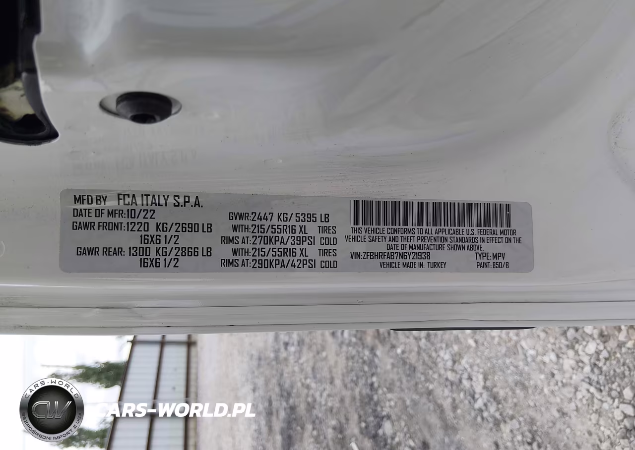 2022 Ram Promaster City Cargo Van VIN:ZFBHRFAB7N6Y21938 - 9