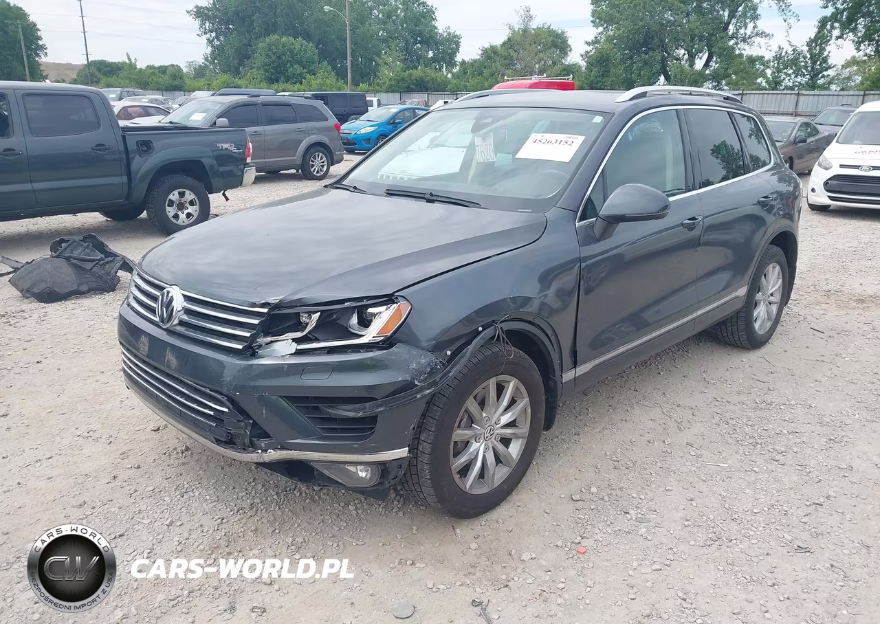 2016 Volkswagen Touareg Vr6 Sport VIN:WVGEF9BP2GD010336 - 2