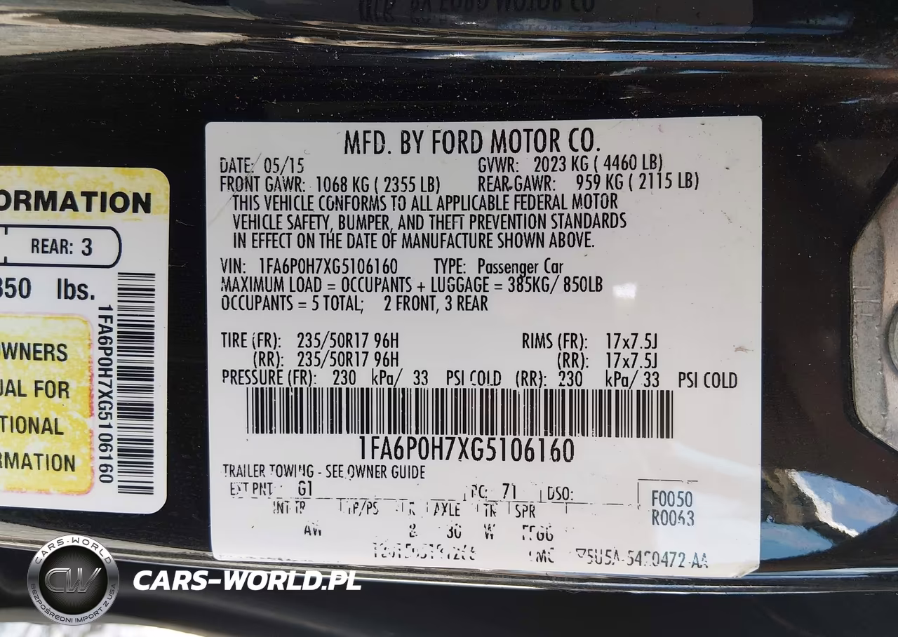 2016 Ford Fusion Se VIN:1FA6P0H7XG5106160 - 9