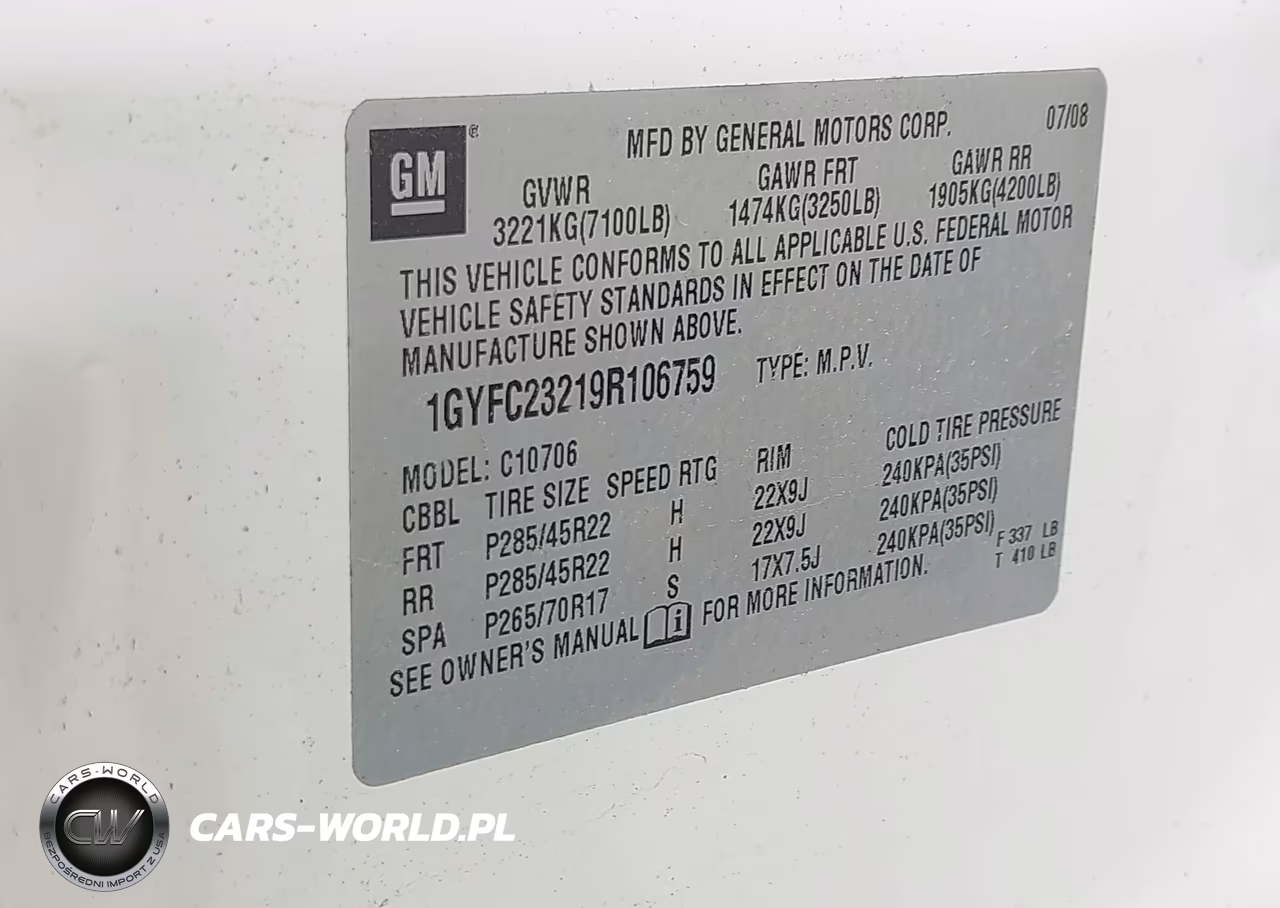 2009 Cadillac Escalade Standard VIN:1GYFC23219R106759 - 9