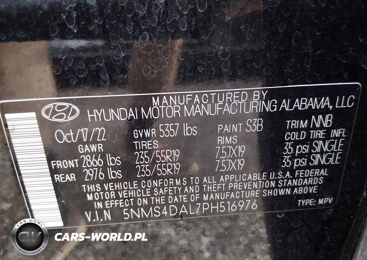 2023 Hyundai Santa Fe Limited VIN:5NMS4DAL7PH516976 - 9
