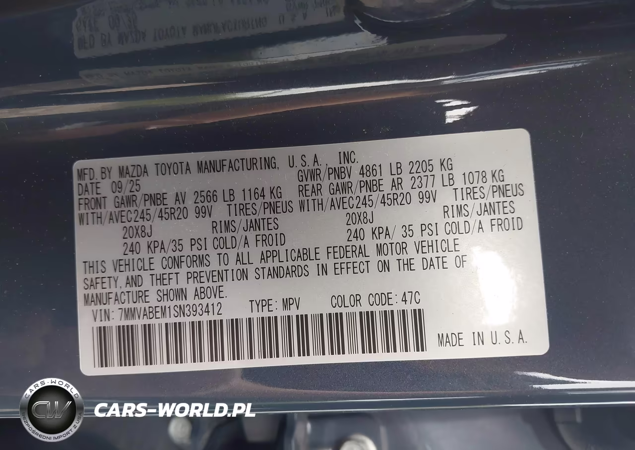 2025 Mazda Cx-50 2.5 S Premium Plus Package VIN:7MMVABEM1SN393412 - 9