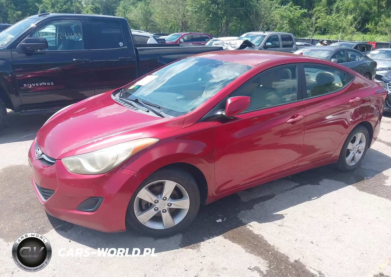 2013 Hyundai Elantra Gls VIN:5NPDH4AE2DH325236 - 2