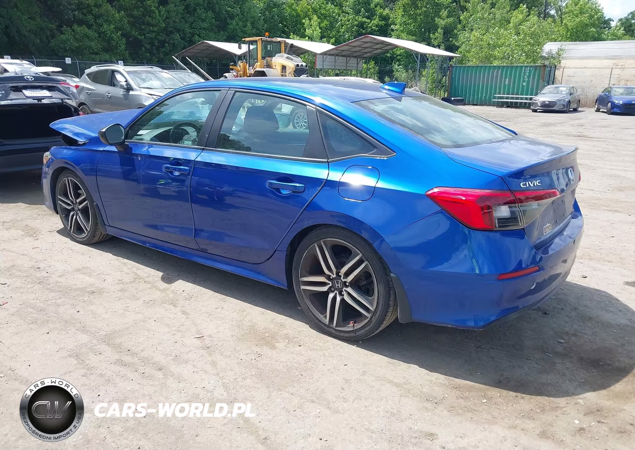 2022 Honda Civic Sport VIN:2HGFE2F53NH572839 - 3