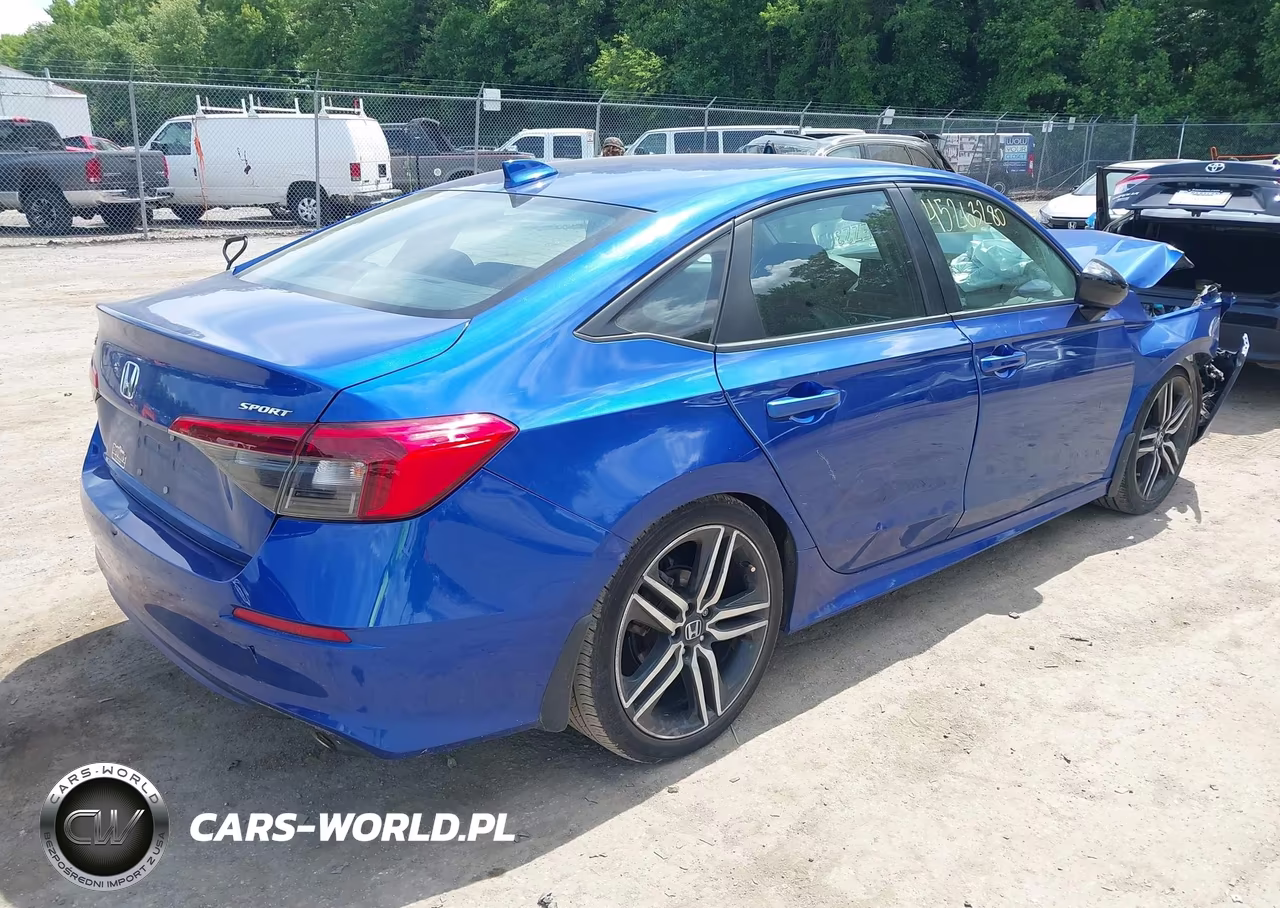 2022 Honda Civic Sport VIN:2HGFE2F53NH572839 - 4