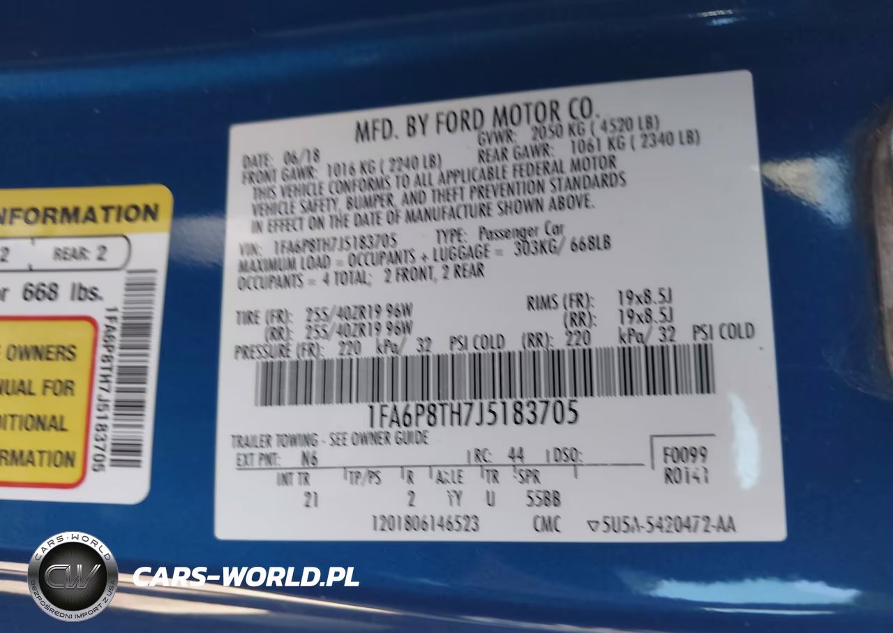 2018 Ford Mustang Ecoboost VIN:1FA6P8TH7J5183705 - 9