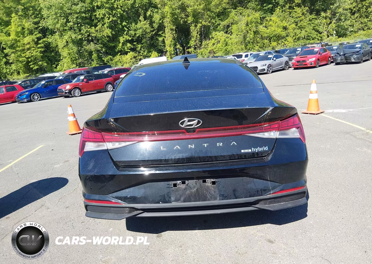 2023 Hyundai Elantra Hybrid Blue VIN:KMHLM4AJ3PU082689 - 17