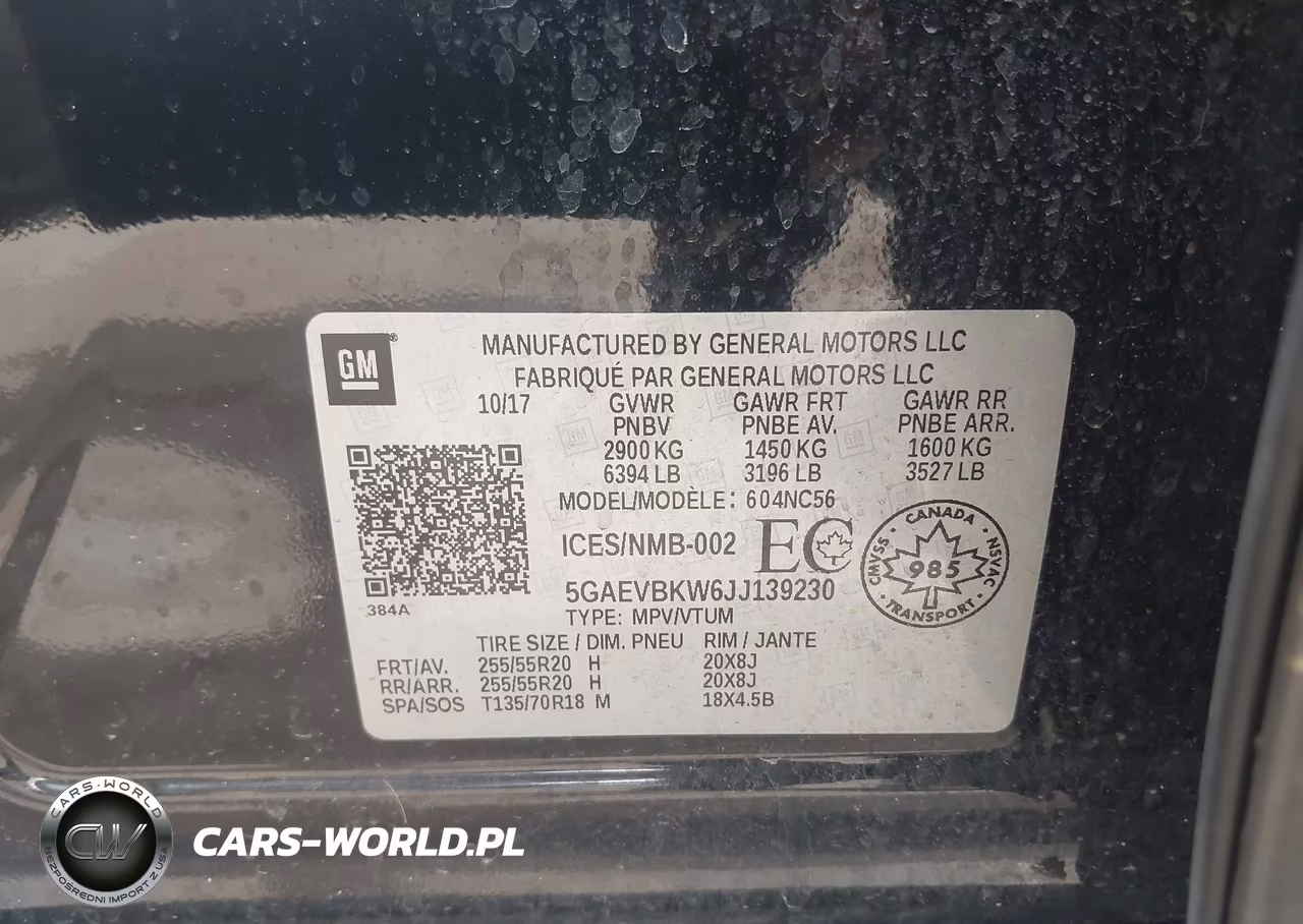 2018 Buick Enclave Premium VIN:5GAEVBKW6JJ139230 - 9