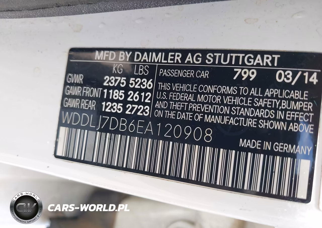 2014 Mercedes-Benz Cls 550 VIN:WDDLJ7DB6EA120908 - 9