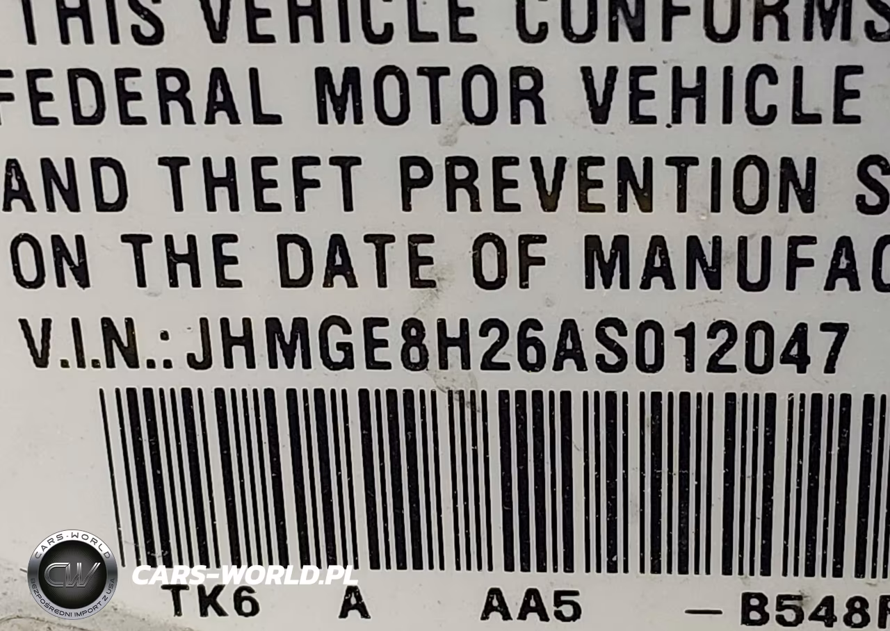 2010 Honda Fit VIN:JHMGE8H26AS012047 - 9