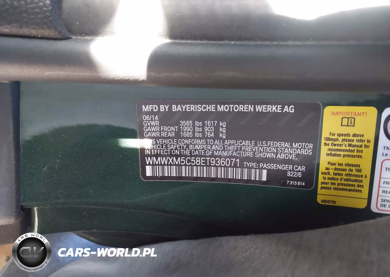 2014 Mini Hardtop Cooper VIN:WMWXM5C58ET936071 - 9