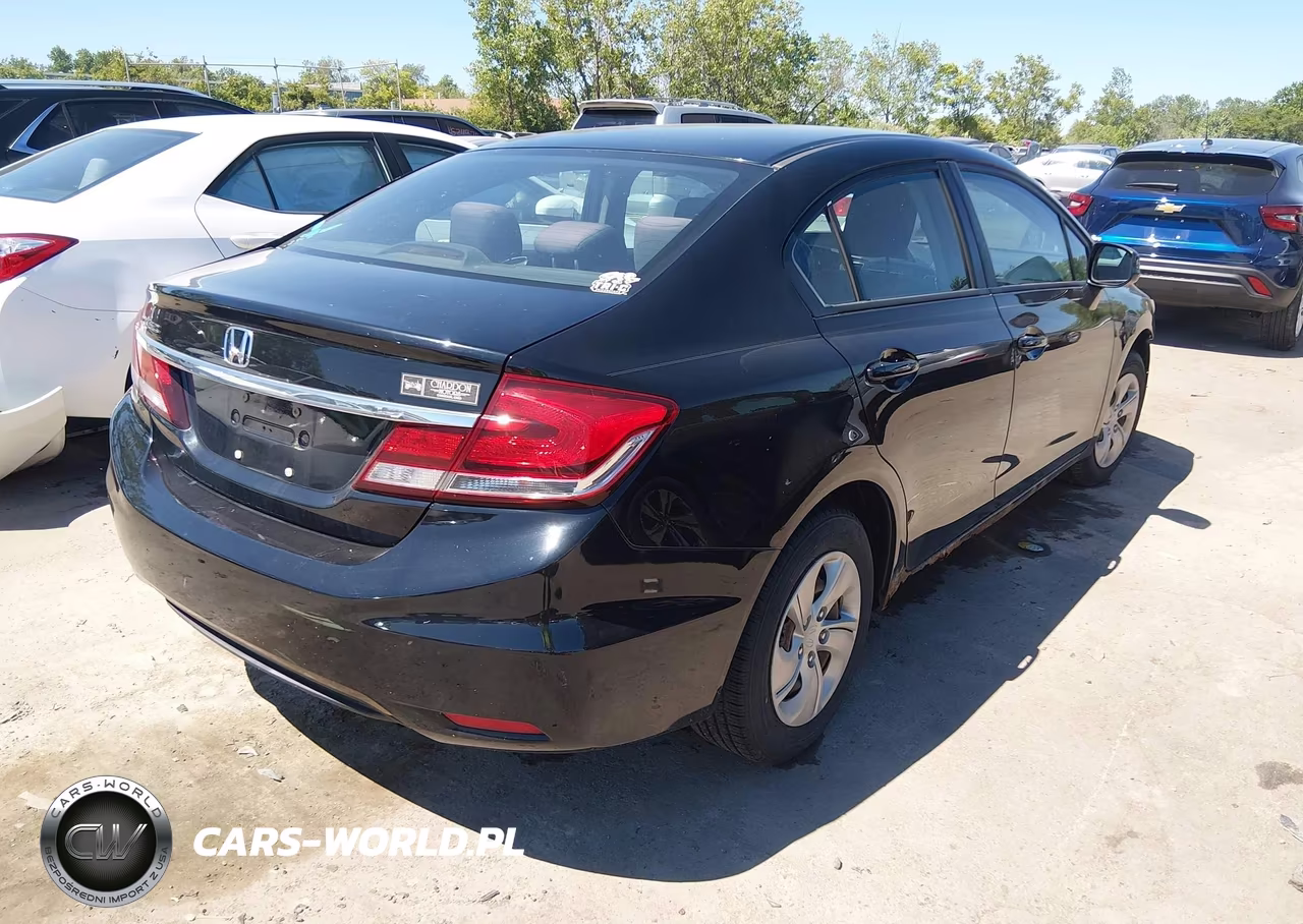 2013 Honda Civic Lx VIN:19XFB2E57DE069964 - 4