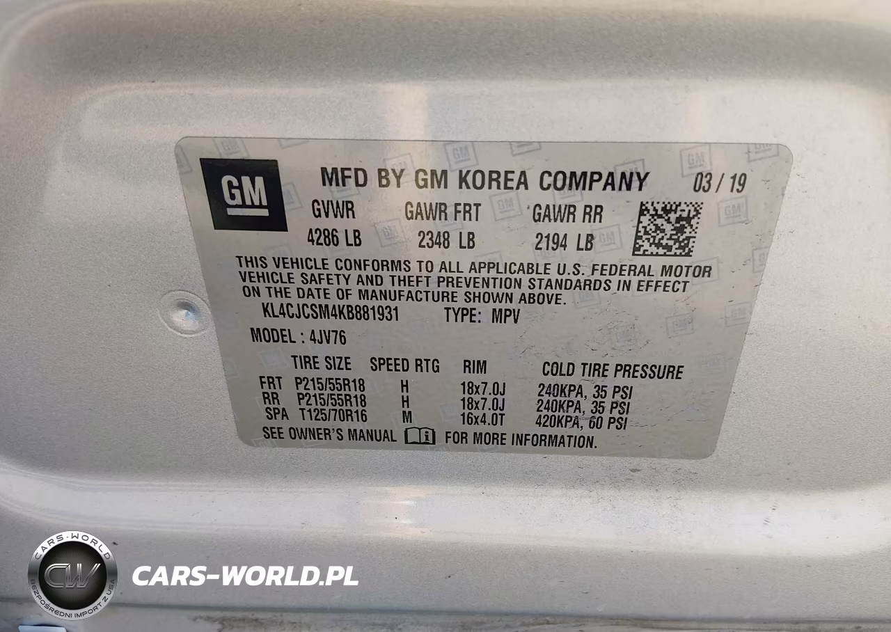 2019 Buick Encore Fwd Essence VIN:KL4CJCSM4KB881931 - 9