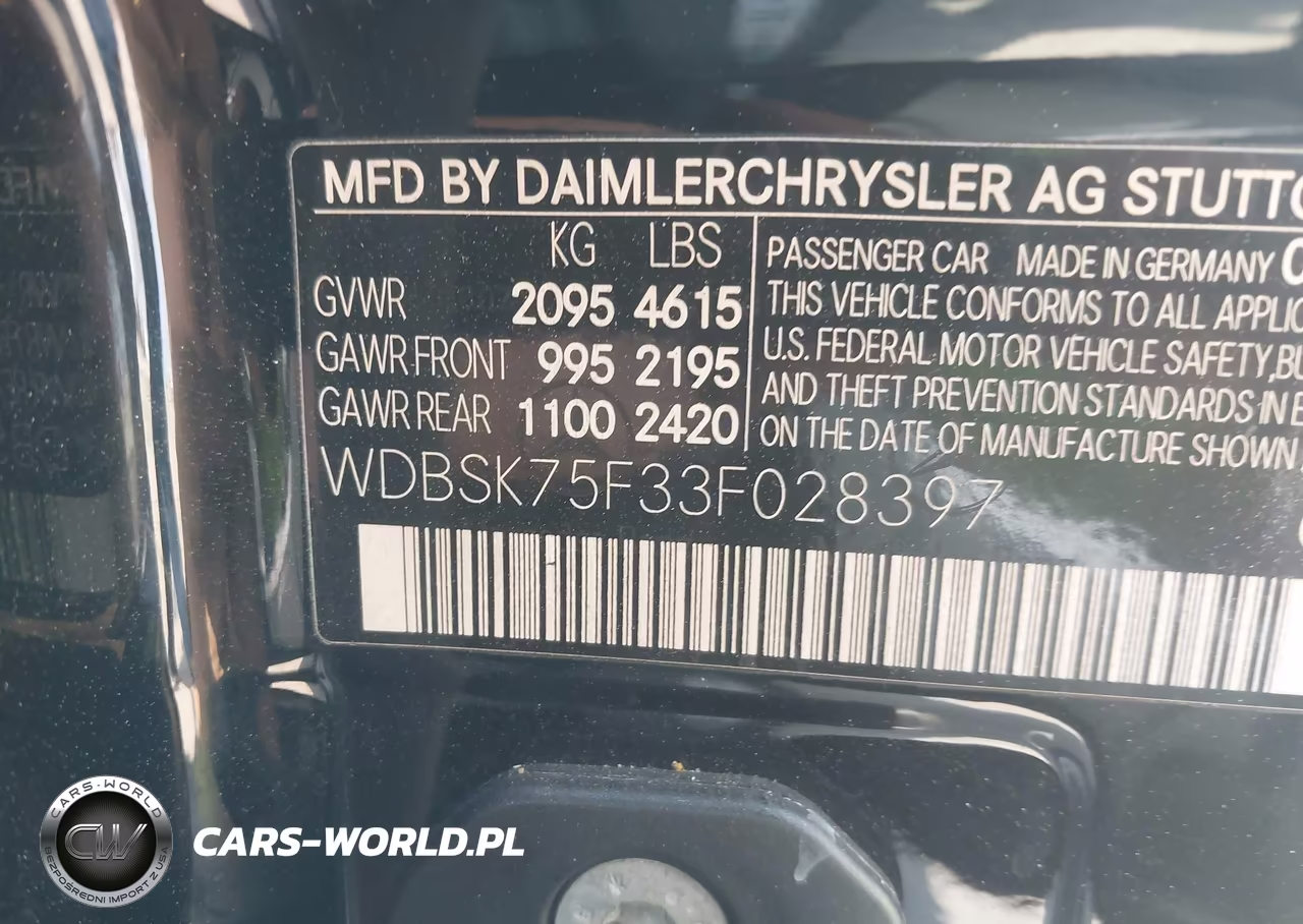 2003 Mercedes-Benz Sl 500 VIN:WDBSK75F33F028397 - 9
