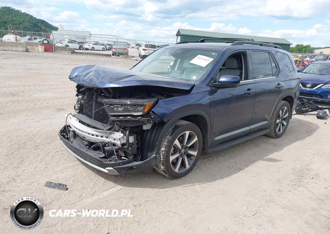2024 Honda Pilot Touring VIN:5FNYG1H74RB043762 - 2