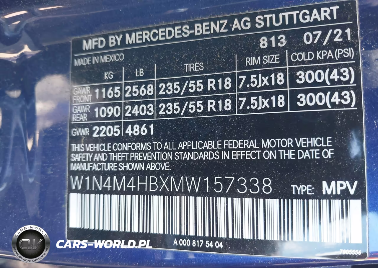 2021 Mercedes-Benz Glb 250 4Matic VIN:W1N4M4HBXMW157338 - 9
