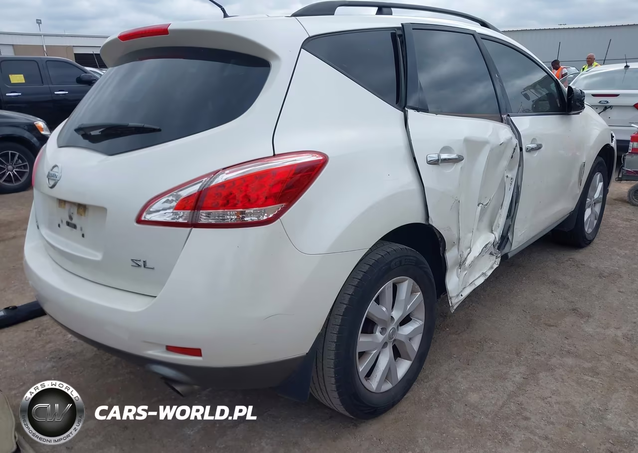 2012 Nissan Murano Sl VIN:JN8AZ1MU0CW106659 - 4