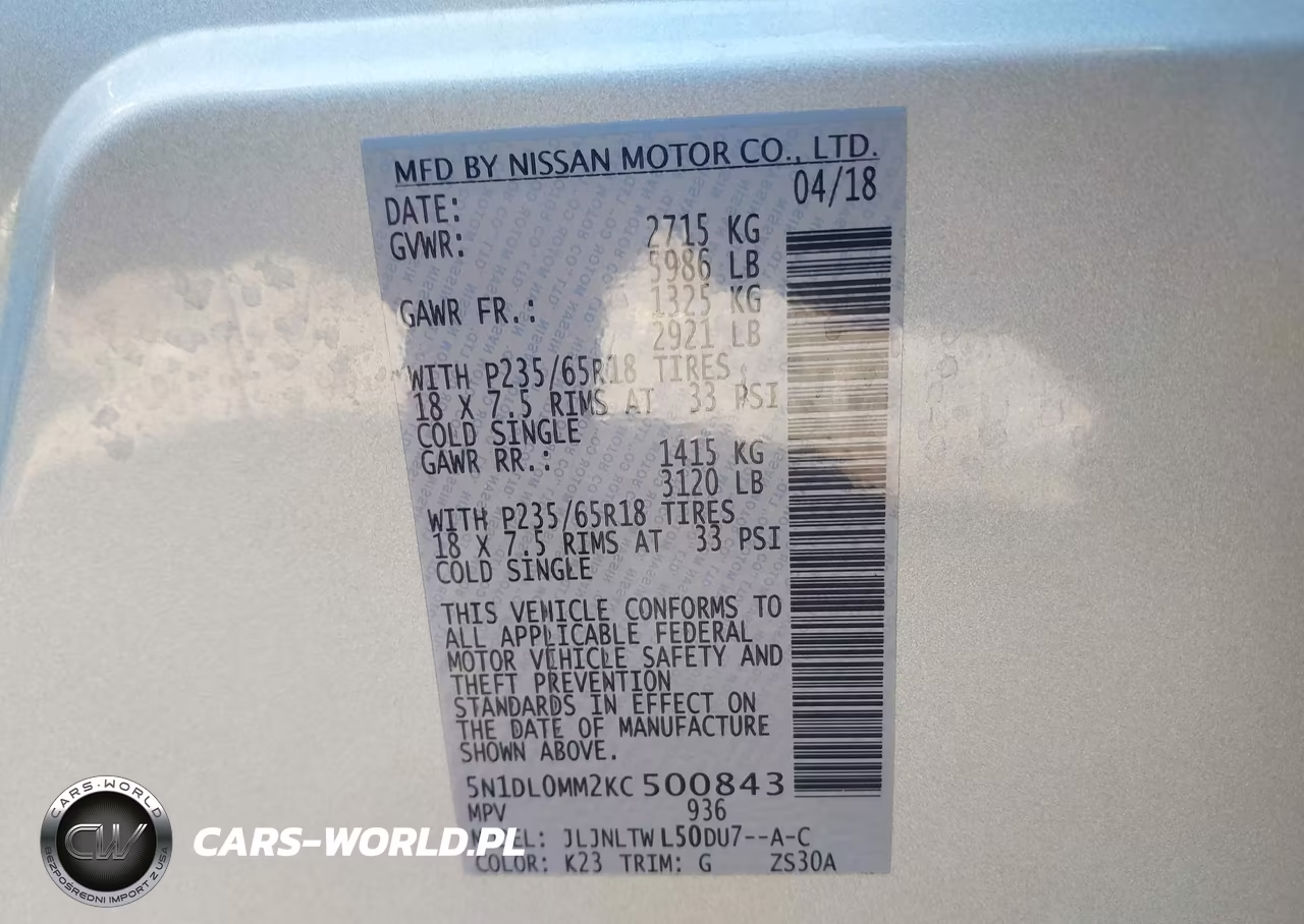 2019 Infiniti Qx60 Luxe VIN:5N1DL0MM2KC500843 - 9