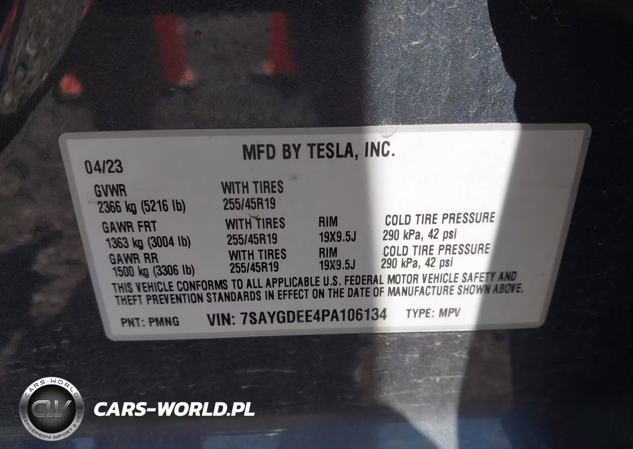 2023 Tesla Model Y Awd-Long Range Dual Motor All-Wheel Drive VIN:7SAYGDEE4PA106134 - 9