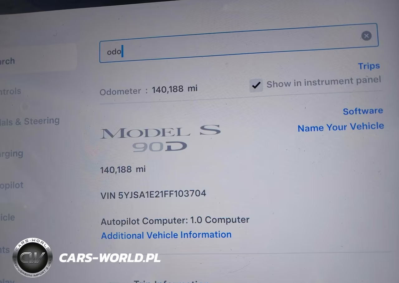 2015 Tesla Model S 70D-85D-P85D VIN:5YJSA1E21FF103704 - 15