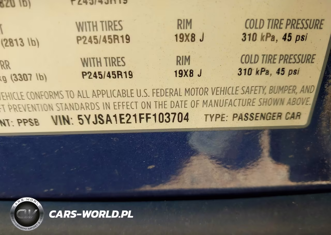 2015 Tesla Model S 70D-85D-P85D VIN:5YJSA1E21FF103704 - 9