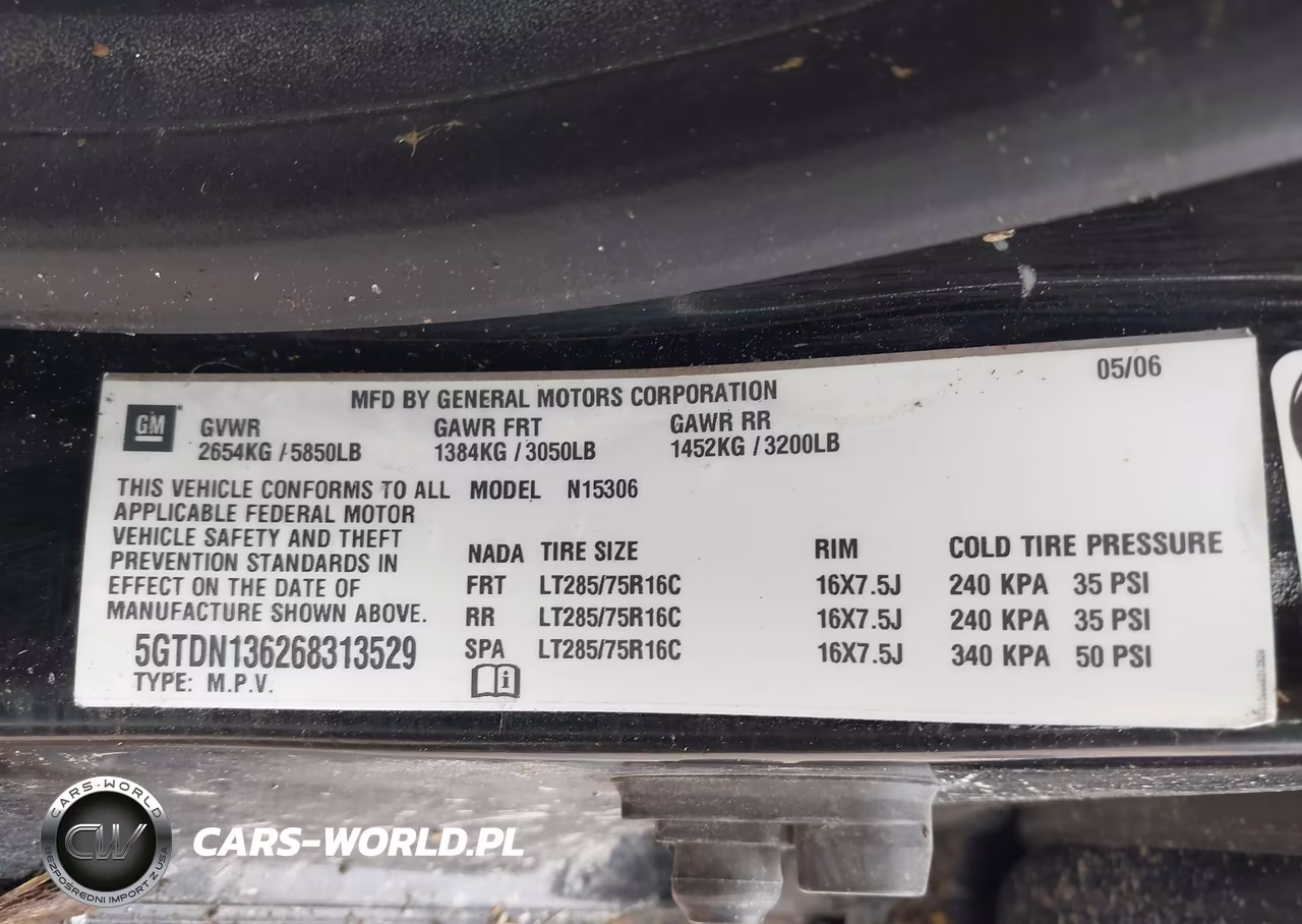 2006 Hummer H3 Suv VIN:5GTDN136268313529 - 9
