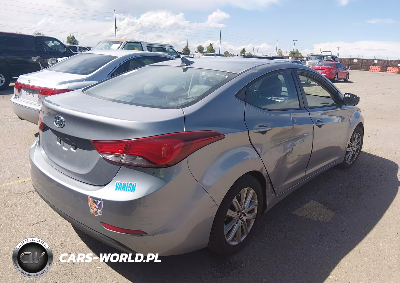 2015 Hyundai Elantra Se VIN:KMHDH4AEXFU222389 - 3