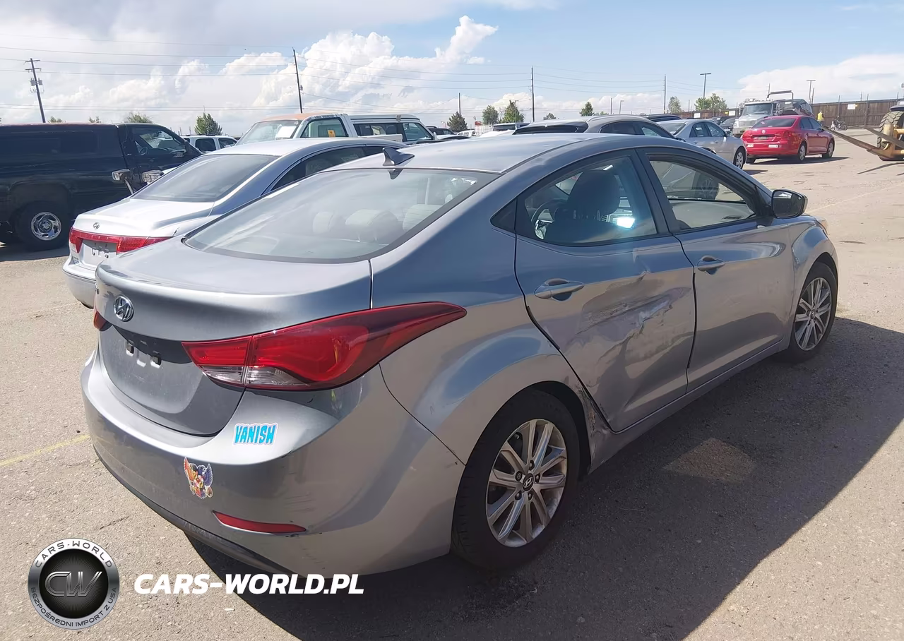 2015 Hyundai Elantra Se VIN:KMHDH4AEXFU222389 - 4