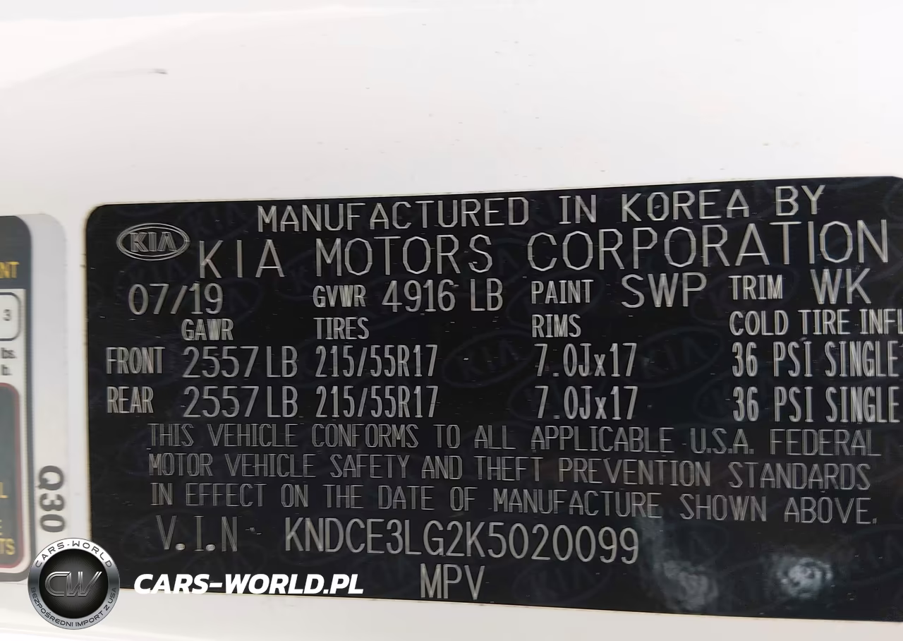 2019 Kia Niro Ev Ex Premium VIN:KNDCE3LG2K5020099 - 9