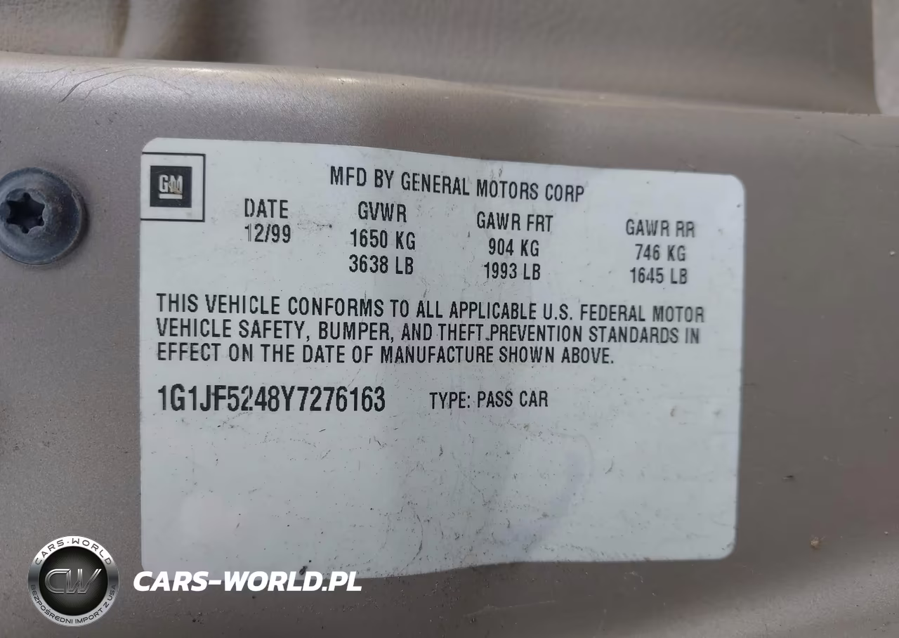 2000 Chevrolet Cavalier Ls VIN:1G1JF5248Y7276163 - 9