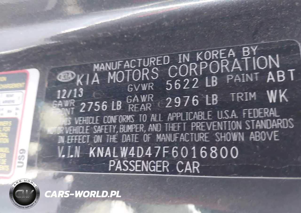 2015 Kia K900 Luxury VIN:KNALW4D47F6016800 - 9