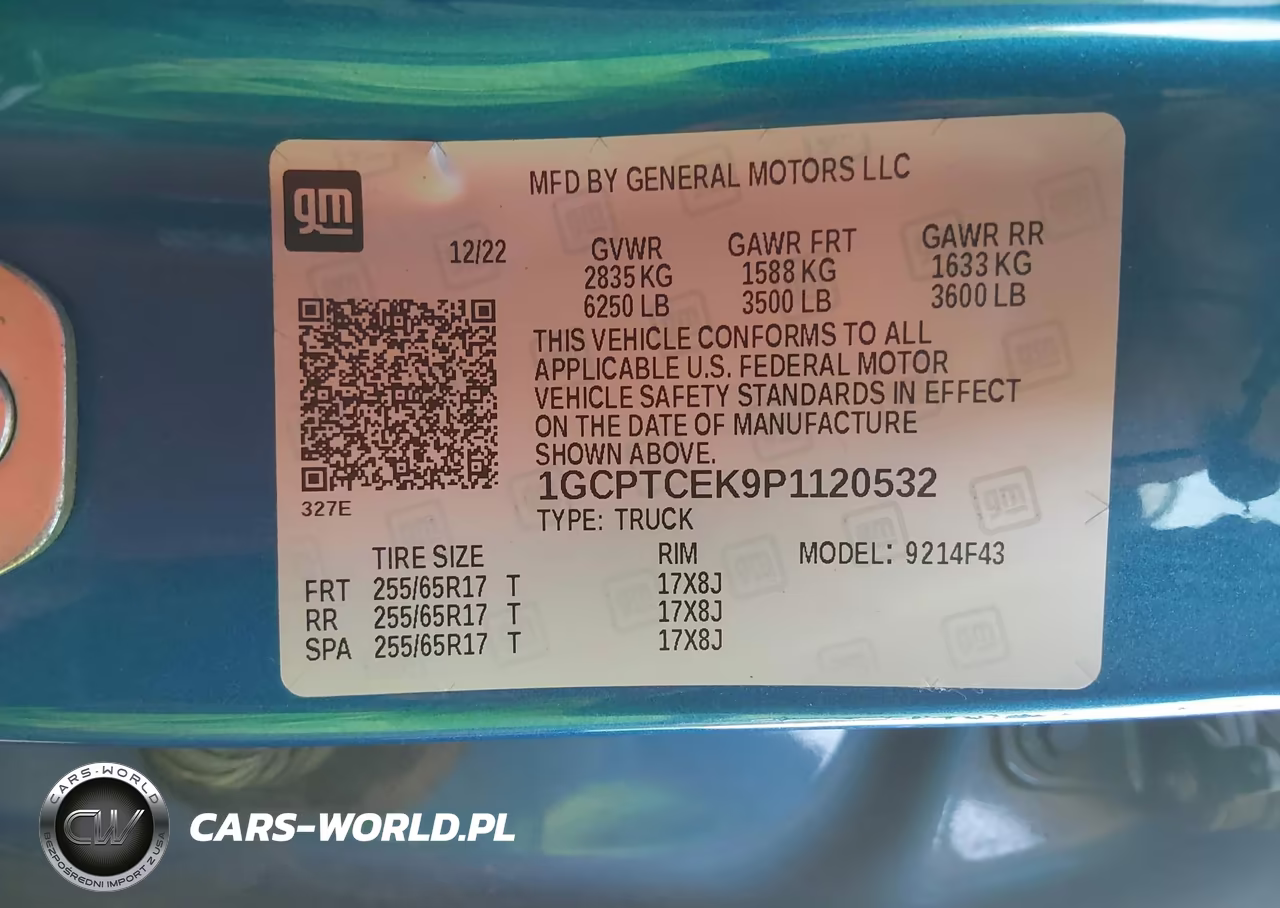 2023 Chevrolet Colorado 4Wd Short Box Lt VIN:1GCPTCEK9P1120532 - 9