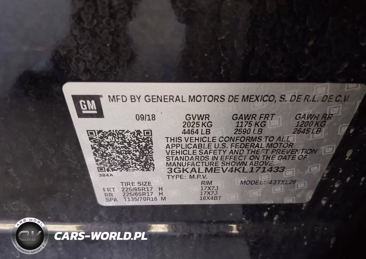 2019 GMC Terrain Sle VIN:3GKALMEV4KL171433 - 9